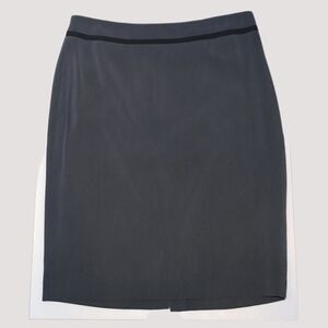 3/$20 LAURA PETITE Classic Pencil Skirt Accent Trim Stretch Office Business